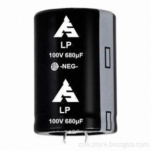 Snap-in Aluminum Electrolytic Capacitor for Welding Machine Use, LP, 100V, 680uf, 2000h